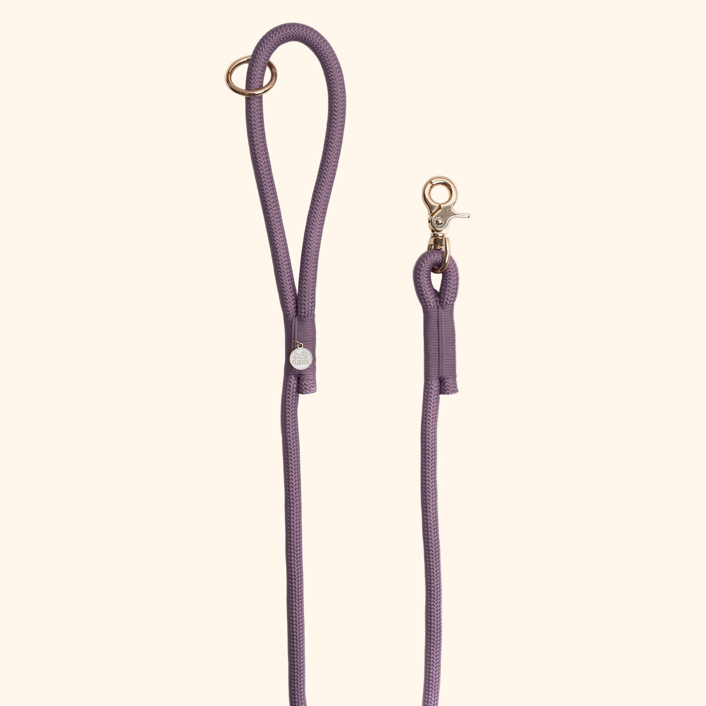Braided Rope Leash - Lilac