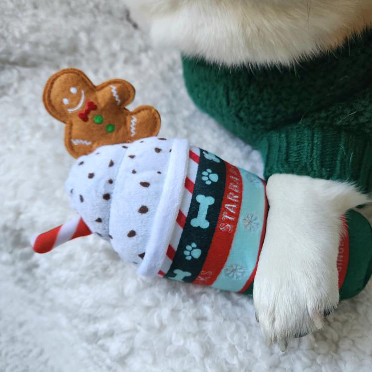 Starbarks Ginger Bark Latte Dog Toy