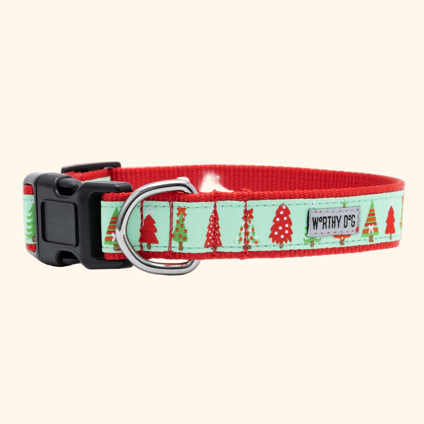 Green Holiday Tree Collar