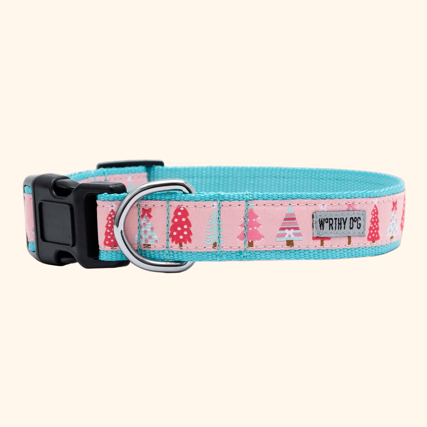 Pink Holiday Tree Collar