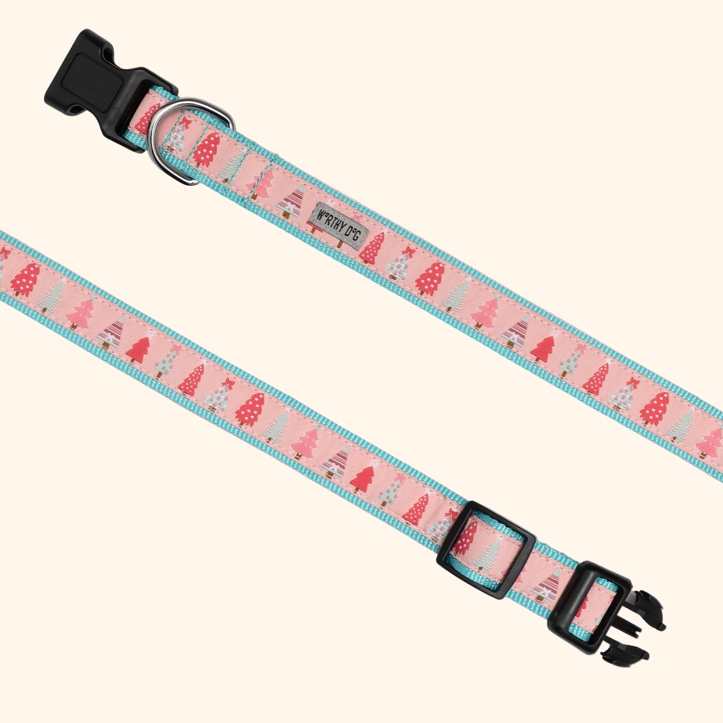 Pink Holiday Tree Collar