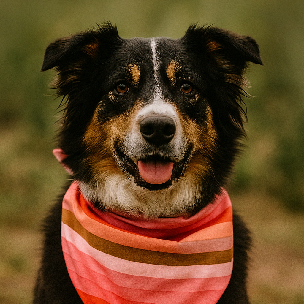 Boho Stripes Dog Bandana