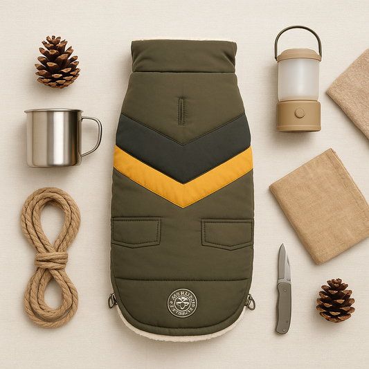 Alpine Puffer in Forest Green