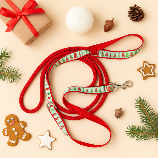 Green Holiday Trees Leash