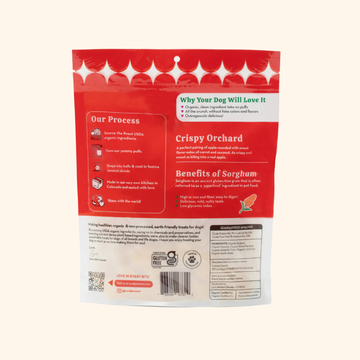 Crispy Orchard Dog Treats