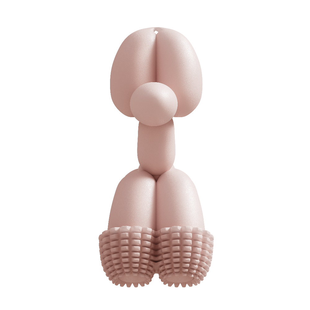 Pink Balloon Dog Toy
