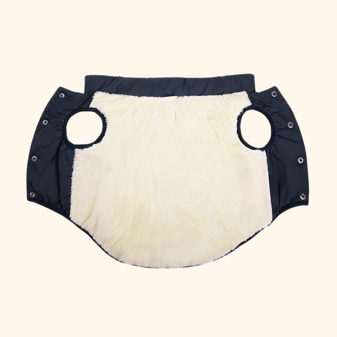 Navy Blue Furline Coat