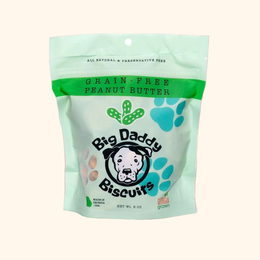 All-Natural Grain-Free Peanut Butter Dog Biscuits